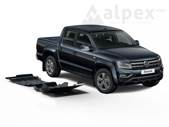 Rival Unterfahrschutz Set, 3mm Stahl - VW Amarok V6 2016-2020