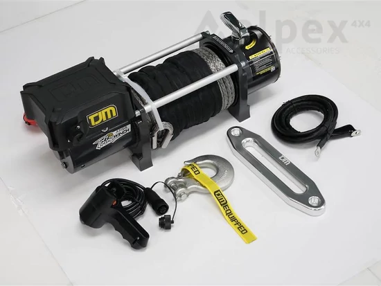 TJM Prime Winch 9500LB - synthetic rope - Double Cab - Alpex 4x4