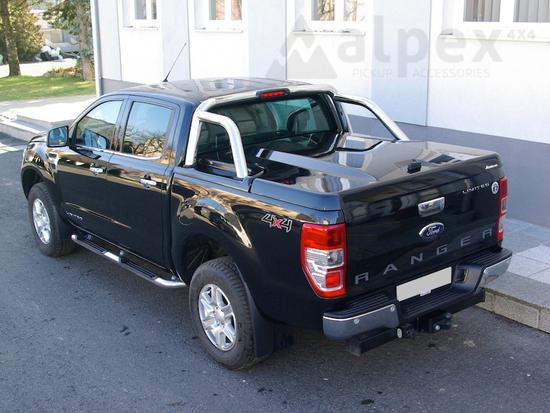 Aeroklas Galaxy platófedél - bukócsővel szerelhető - <span style="color:#FFA500;">alapozott</span> - Ford D/C 2012-2022