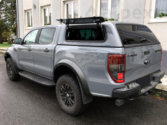 Aeroklas Stylish Hardtop - seitliche Aufklappfenster - PN4HQ rapid/lucid rot - Ford D/C 2019-2022