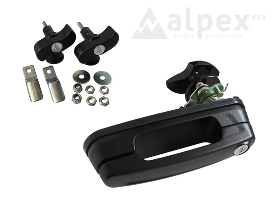 Aeroklas Hardtop spare part - 3-piece handle set, for hardtop without central locking