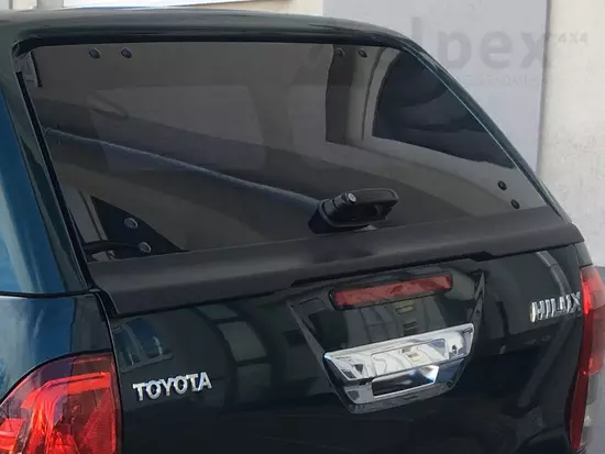 Aeroklas Hardtop Ersatzteil - Heckscheibe ohne Heizdraht, dunkel Glas, komplett - Zentralverriegelung - Toyota 2016-