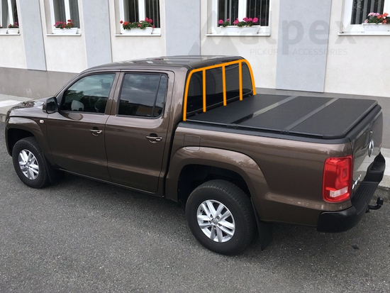 Alpex Hard Tri-Fold Cover - to fit with ladder rack - Ford/Mazda D/C 2006-2012