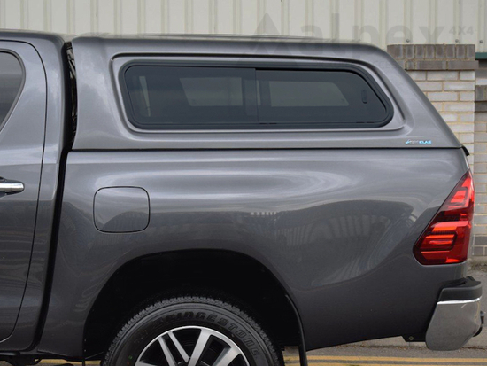 Aeroklas Stylish hardtop - sliding side window - 6X1 oxide bronze - Toyota D/C 2015-