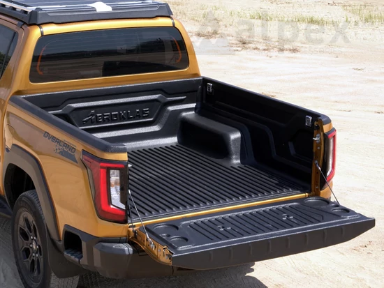 Aeroklas platóbélés - peremes - 4db fém csomagrögzítővel - Hilux D/C 2026-