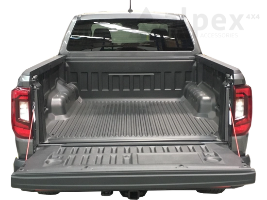 PRO-FORM Bed Liner - under rail - to fit with OE cargo hooks - Ranger/Amarok D/C 2023-