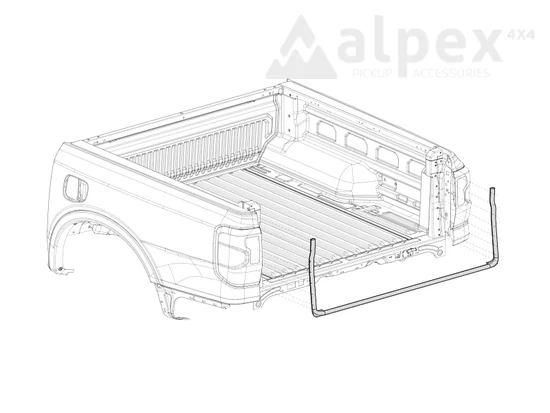 Aeroklas hátsó ajtó tömítés - Amarok 2023-