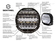 Kép 13/13 - Lazer Lamps Sentinel 9" Standard LED lámpa, fekete - szúró és terítőfény