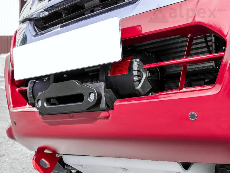 Rival Hidden winch mount Isuzu DMax 2015 Double Cab Alpex 4x4