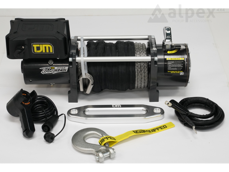 TJM Prime Winch 9500LB synthetic rope Double Cab Alpex 4x4 Pickup accessories