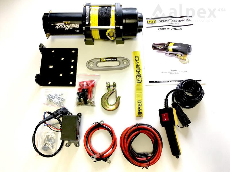 TJM Torq Winch 4000LB synthetic rope Extra Cab Alpex 4x4 Pickup accessories