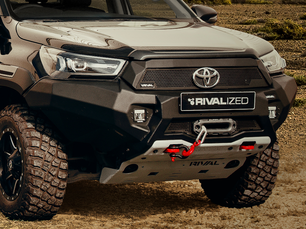 RIVAL4x4 Alu Heckstoßstange für Toyota Hilux REVO (ab 2015-)