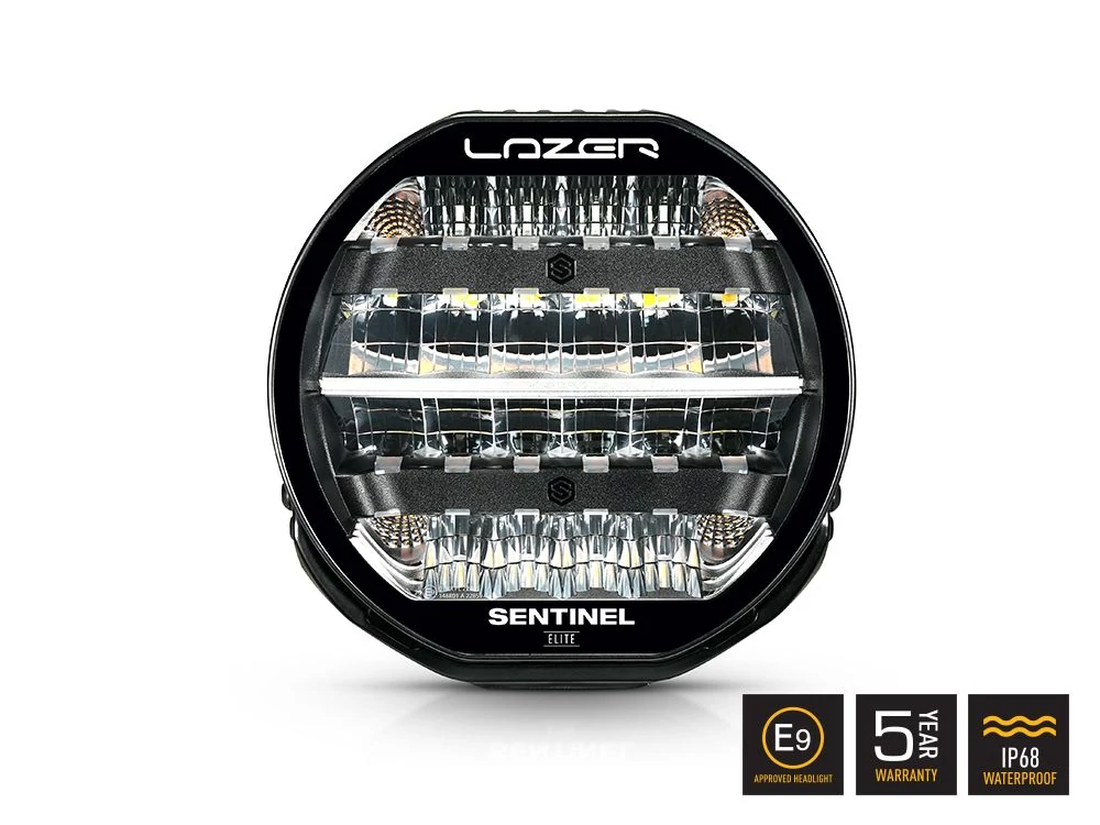 Lazer Lamps Sentinel 9 Elite LED light, black - spot plus wide